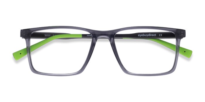 Gray Why -  Geek Plastic Eyeglasses