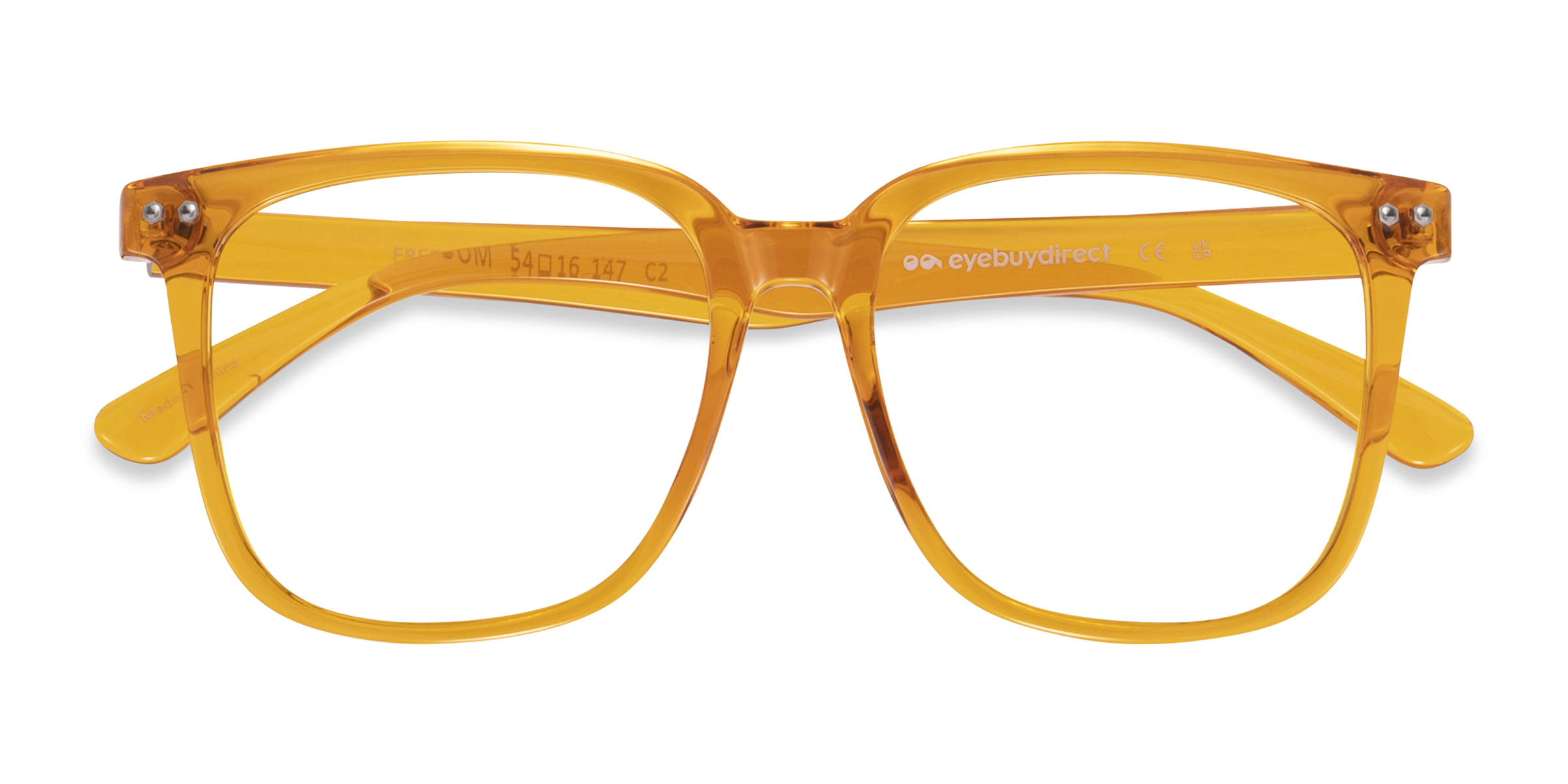 Unisex s squarePlastic Prescription eyeglasses - Eyebuydirect s Freedom
