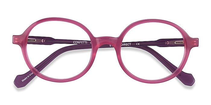 Pink Purple Confetti -  Acetate Eyeglasses