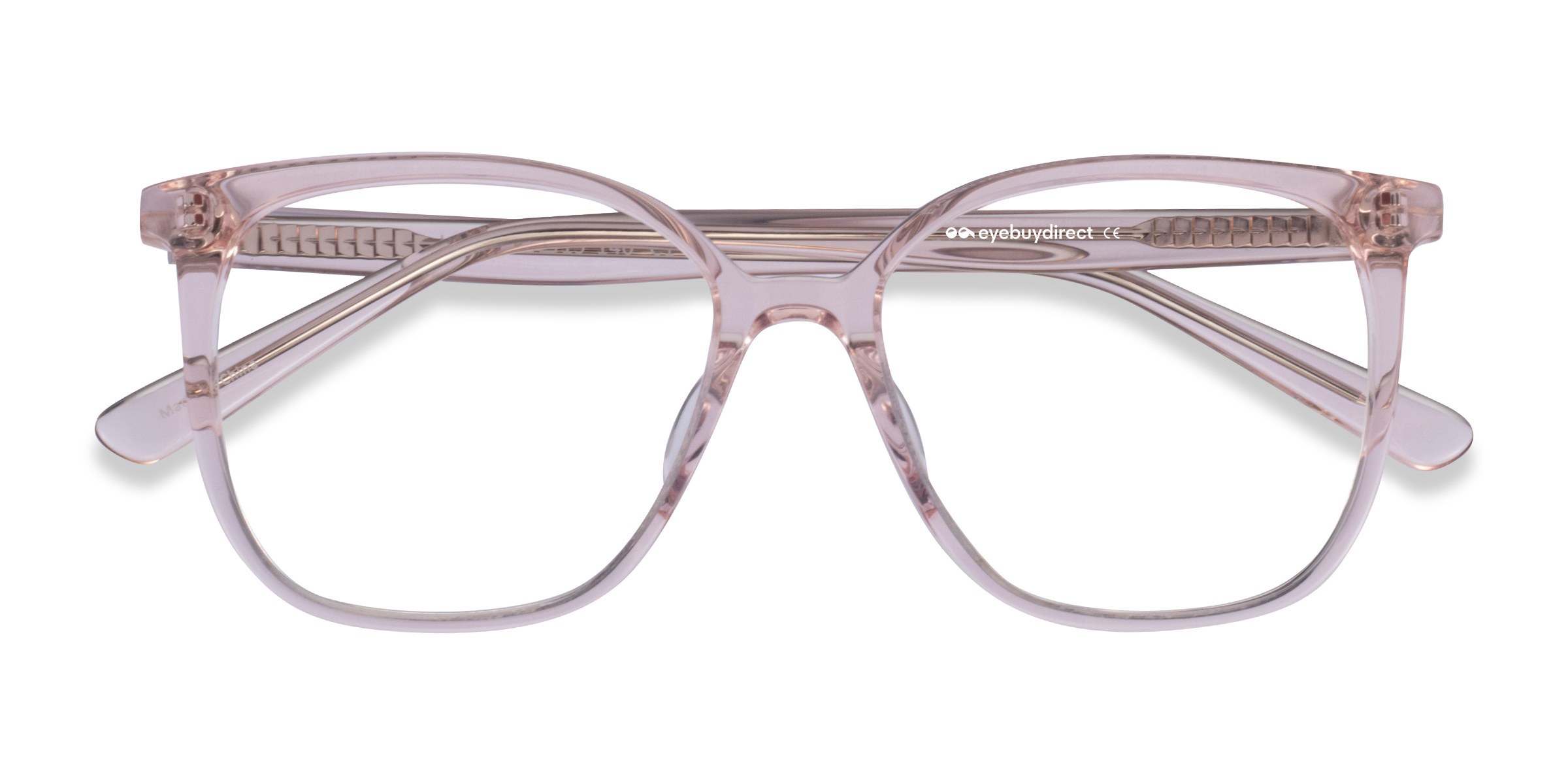 Female s squareAcetate Prescription eyeglasses - Eyebuydirect s Latte