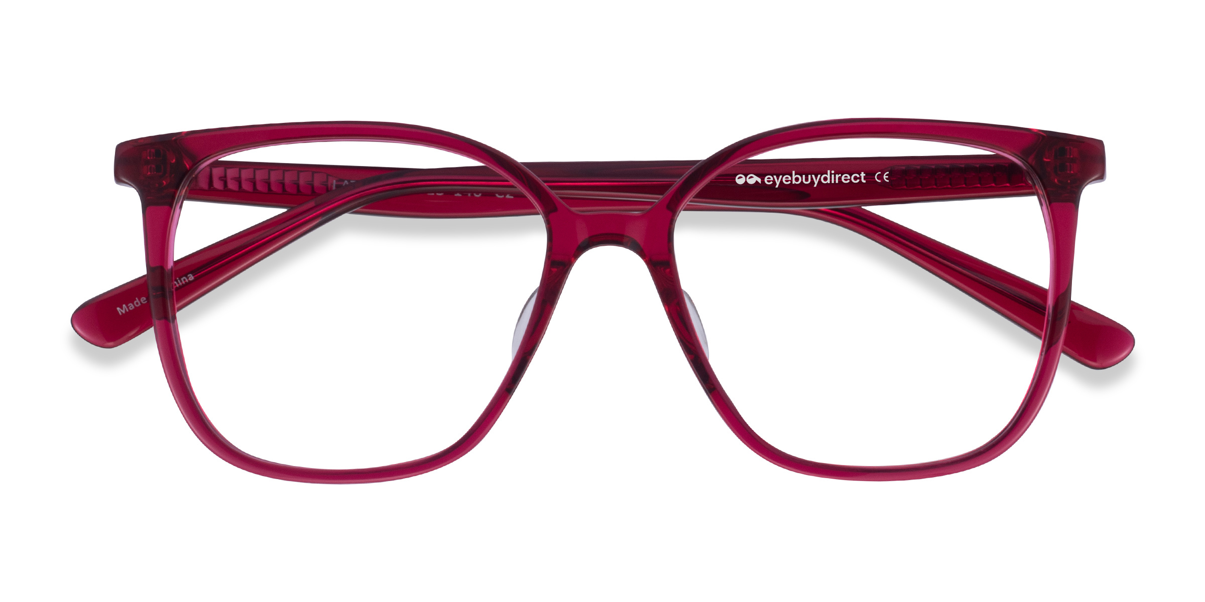 Female s squareAcetate Prescription eyeglasses - Eyebuydirect s Latte