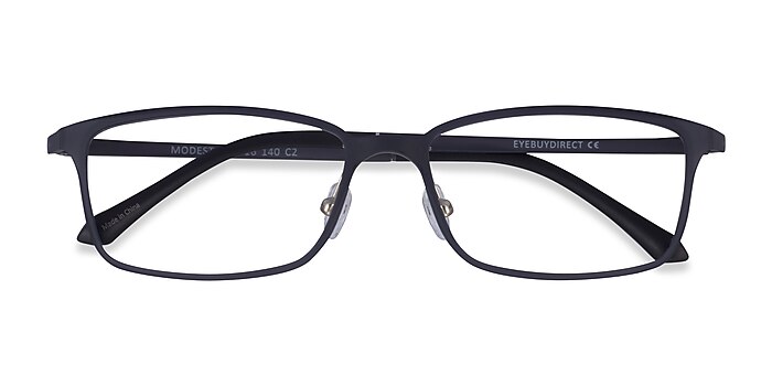 Matte Gray Modest -  Plastic Eyeglasses
