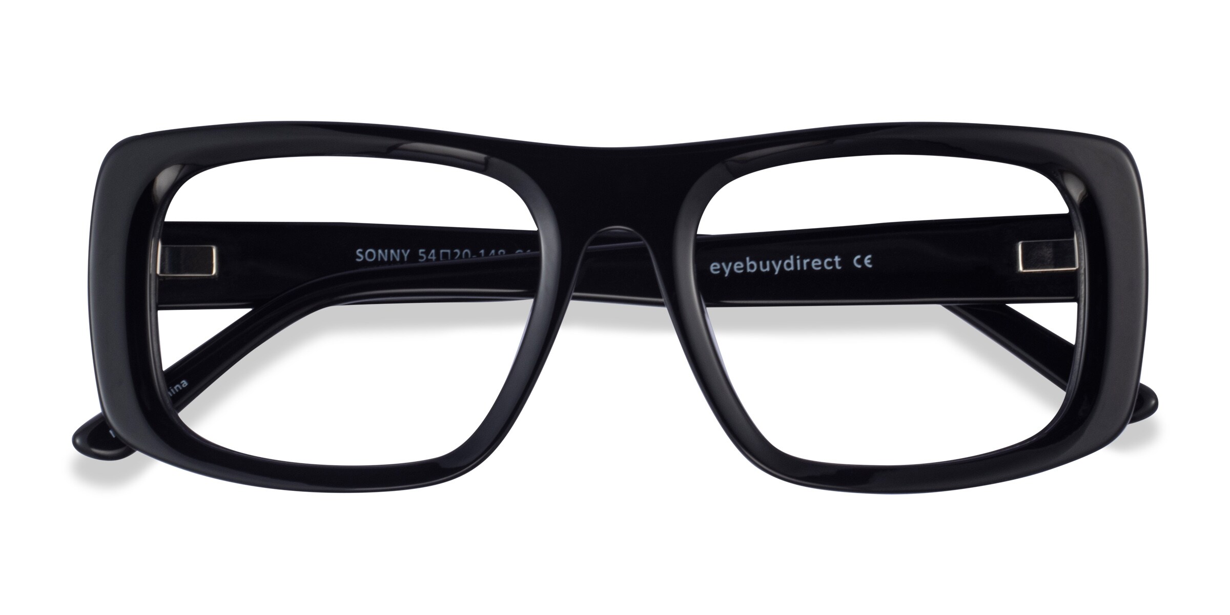 Sonny Rectangle Black Glasses for Men | Eyebuydirect Canada