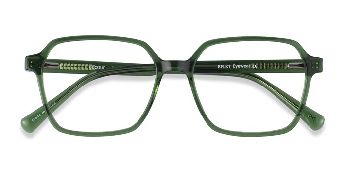 Clear Green Bucolic -  Fashion Eco Friendly Eyeglasses
