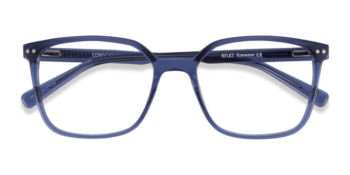 Clear Blue Conscious -  Classic Acetate Eyeglasses