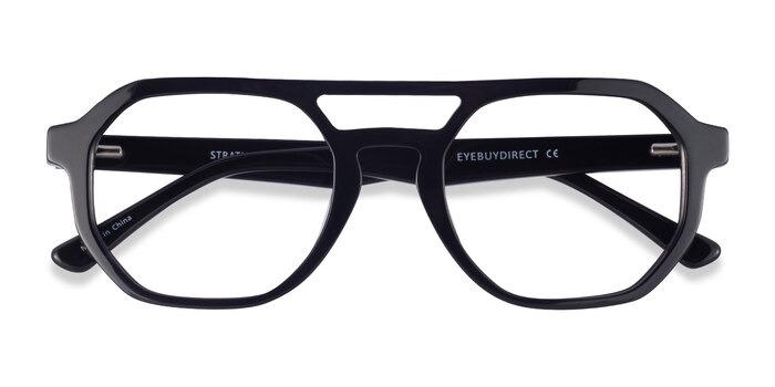 Black Stratum -  Acetate Eyeglasses