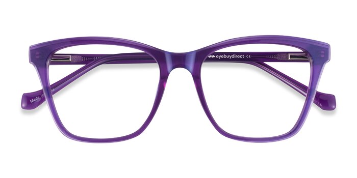 Iridescent Purple Luminescence -  Acetate Eyeglasses