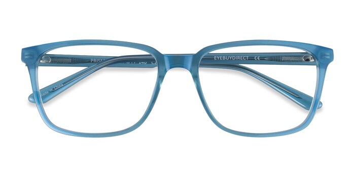 Iridescent Blue Prismatic -  Acetate Eyeglasses
