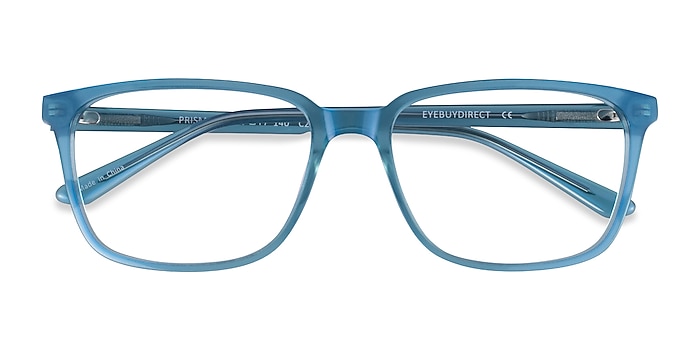 Iridescent Blue Prismatic -  Acetate Eyeglasses