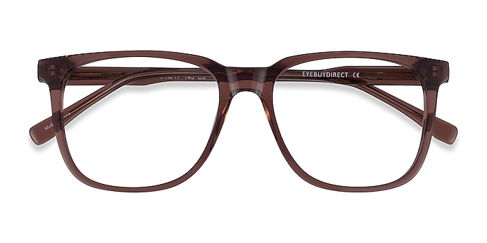 Clear Brown Latitude -  Acetate Eyeglasses