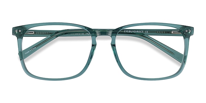 Clear Green California -  Acetate Eyeglasses