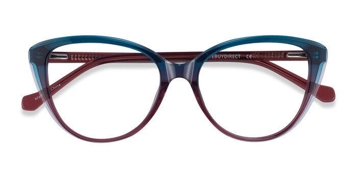 Blue Burgundy Destin -  Acetate Eyeglasses