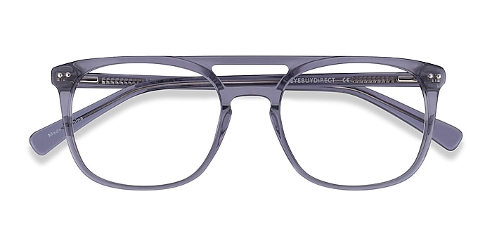 Clear Gray Eclipse -  Acetate Eyeglasses