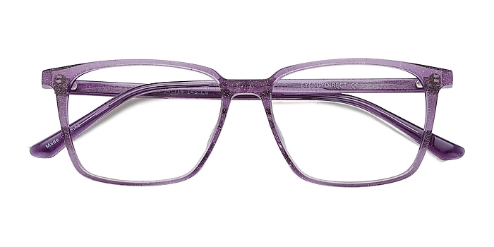 Glitter Purple Juliana -  Geek Acetate Eyeglasses