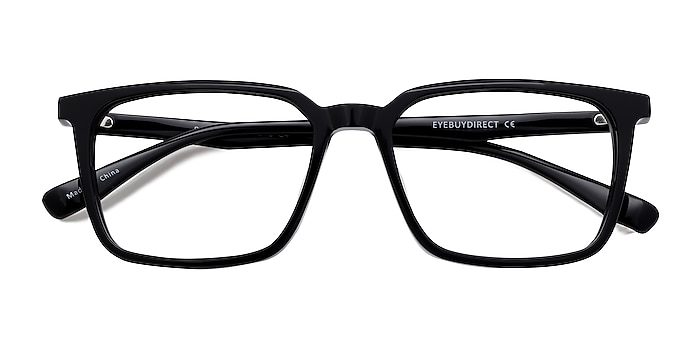 Black Basic -  Geek Acetate Eyeglasses