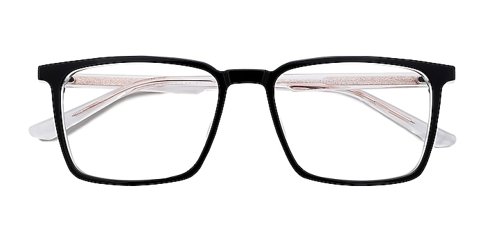 Black Clear Fjord -  Acetate Eyeglasses