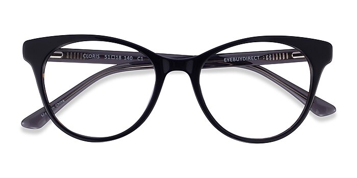 Black Tortoise Cloris -  Acetate Eyeglasses