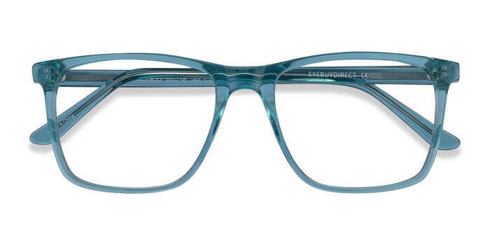 Clear Blue Francisco -  Acetate Eyeglasses