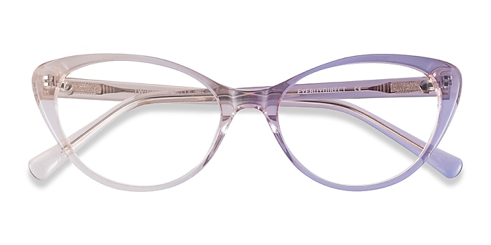 Clear Brown Twinkle -  Acetate Eyeglasses