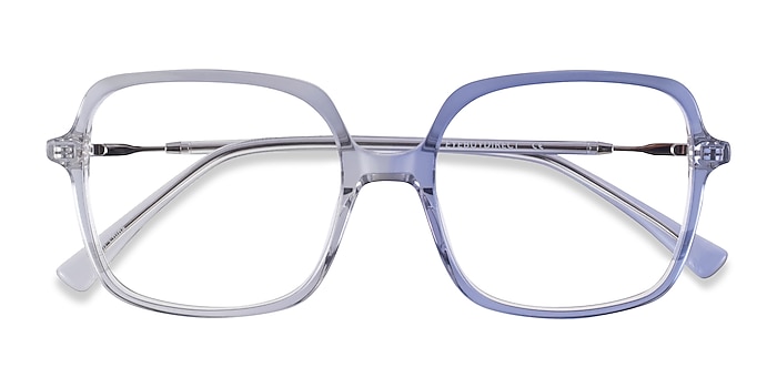 Clear Gray Domingo -  Acetate Eyeglasses