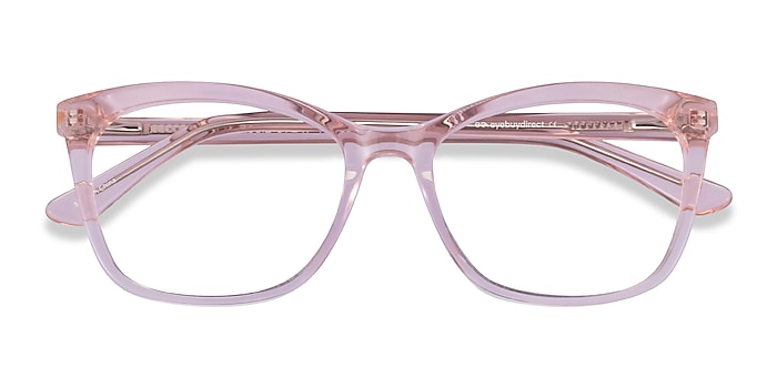 Clear Pink Rosie -  Acetate Eyeglasses