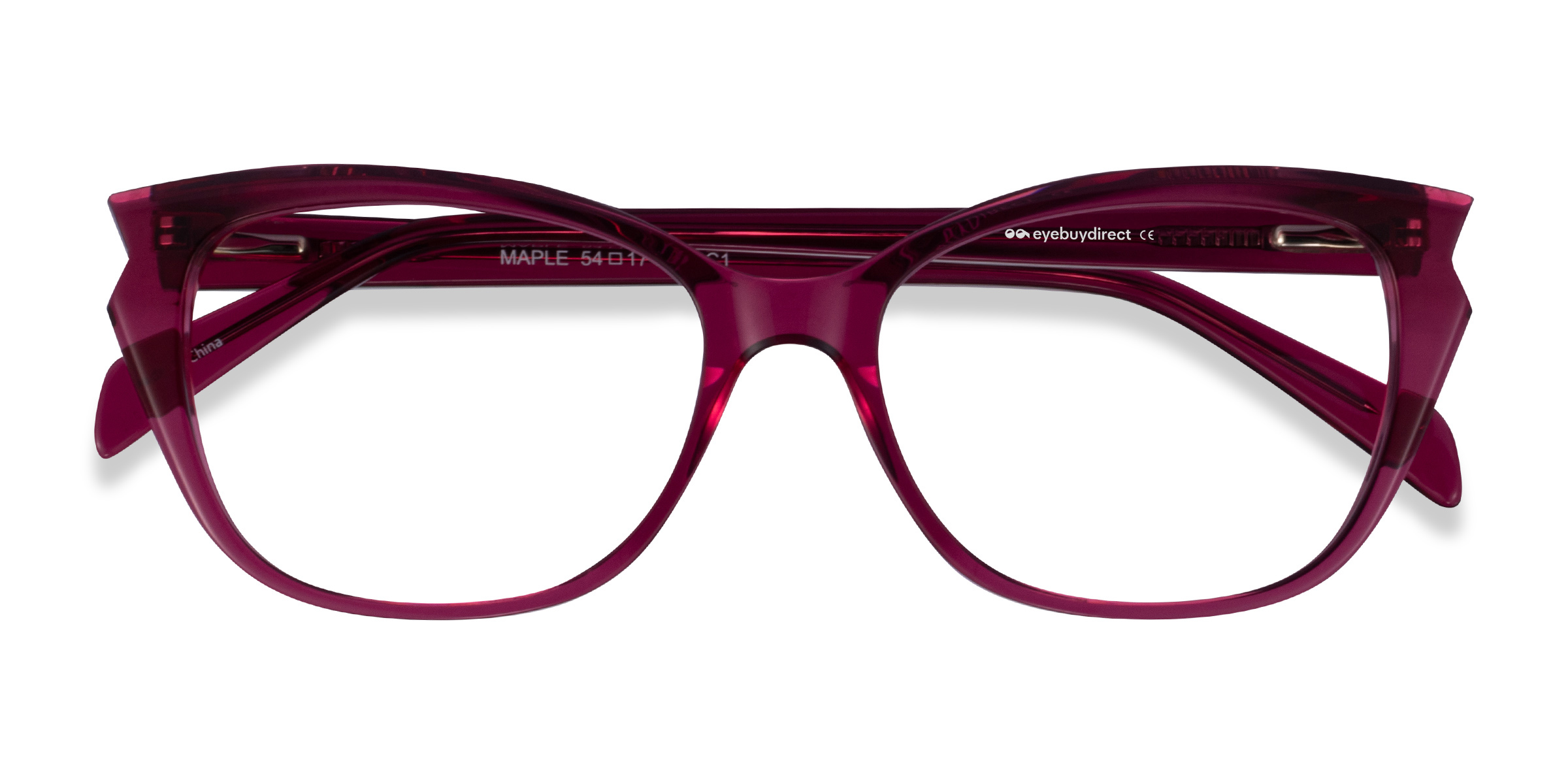 Female s hornAcetate Prescription eyeglasses - Eyebuydirect s Maple