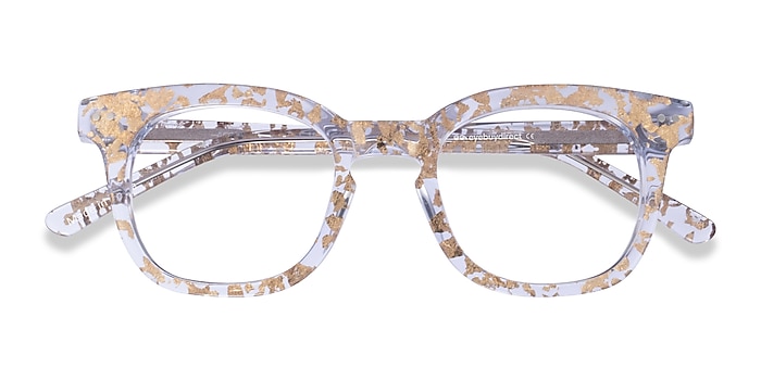 Clear Gold Acoustic -  Acetate Eyeglasses