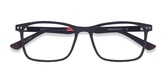Matte Black Platform -  Plastic Eyeglasses