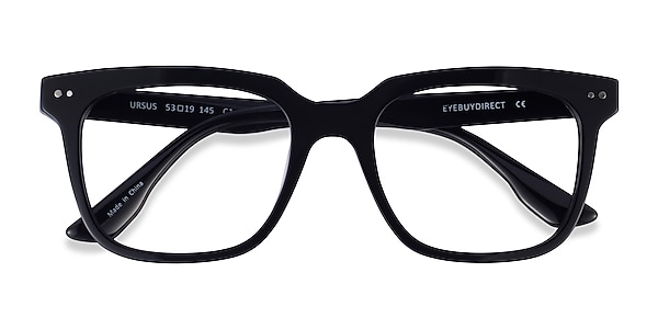 Ursus Square Black Full Rim Eyeglasses | Eyebuydirect