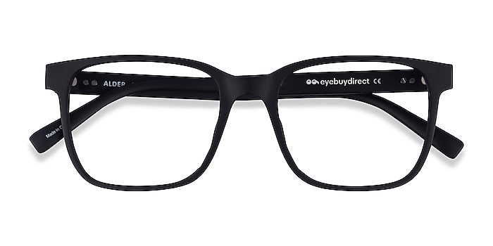 Matte Black Alder -  Plastic Eyeglasses