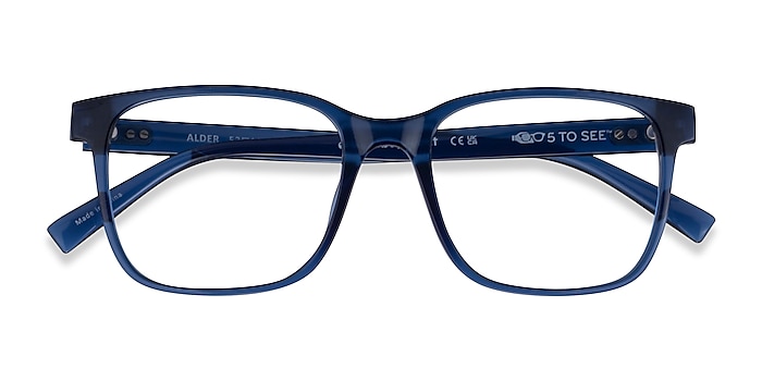 Clear Blue Alder -  Plastic Eyeglasses