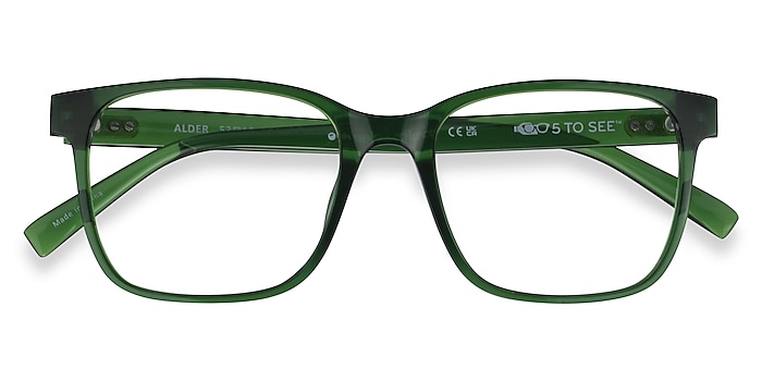 Clear Green Alder -  Plastic Eyeglasses