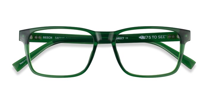 Clear Green Beech -  Eco Friendly Eyeglasses