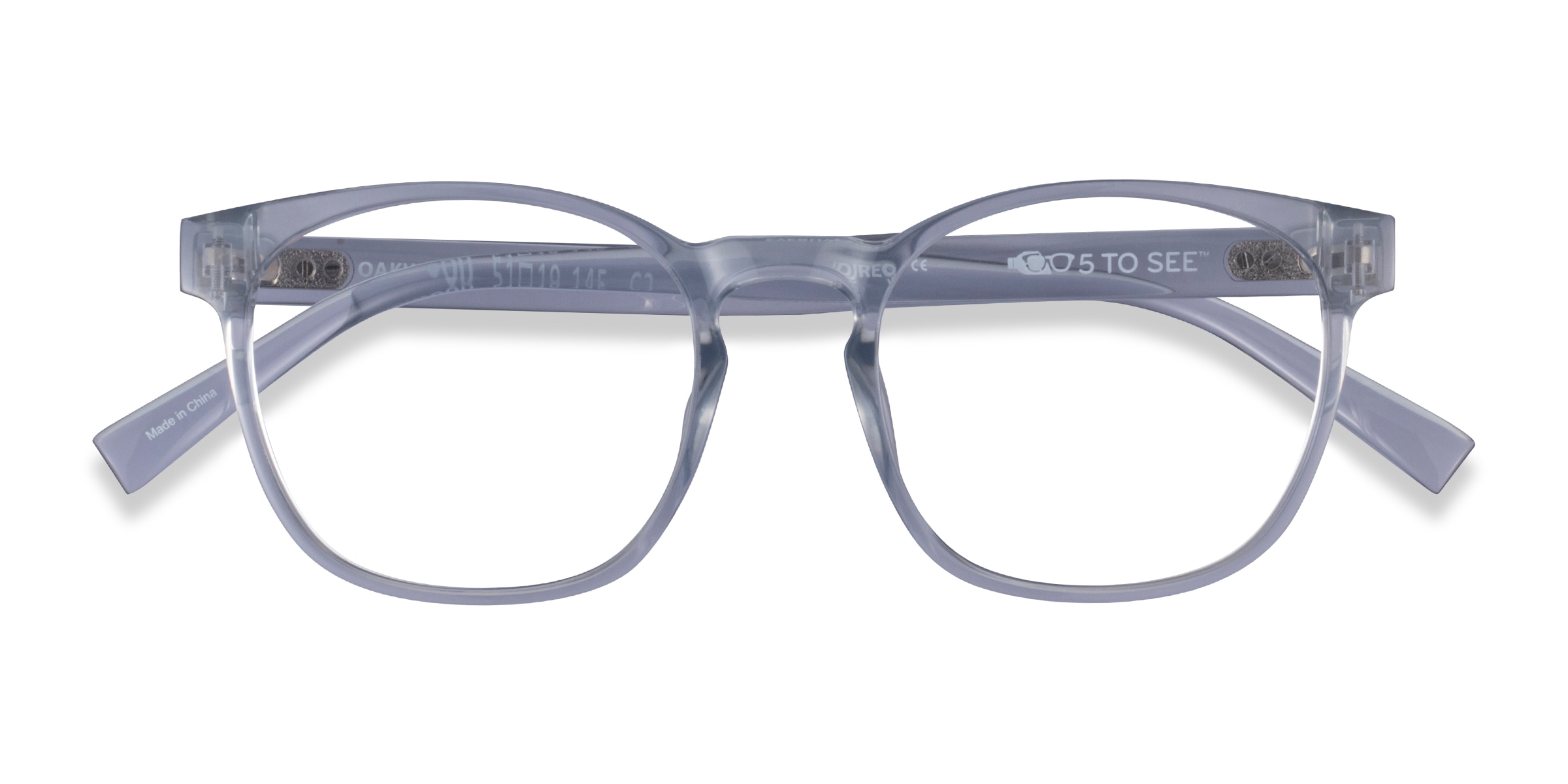 Oakwood Square Clear Full Rim Eyeglasses |
