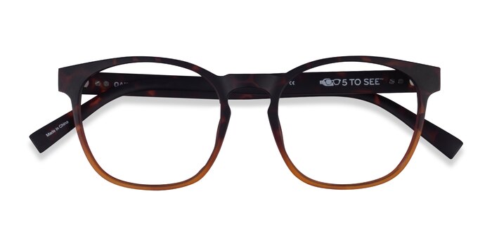 Matte Tortoise Brown Oakwood -  Eco Friendly Eyeglasses