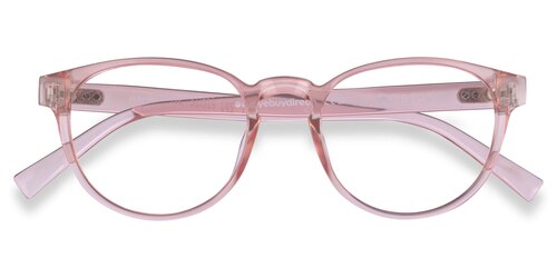 Female S Round Clear Nude Eco Friendly,Plastic Prescription Eyeglasses - Eyebuydirect S Hawthorne