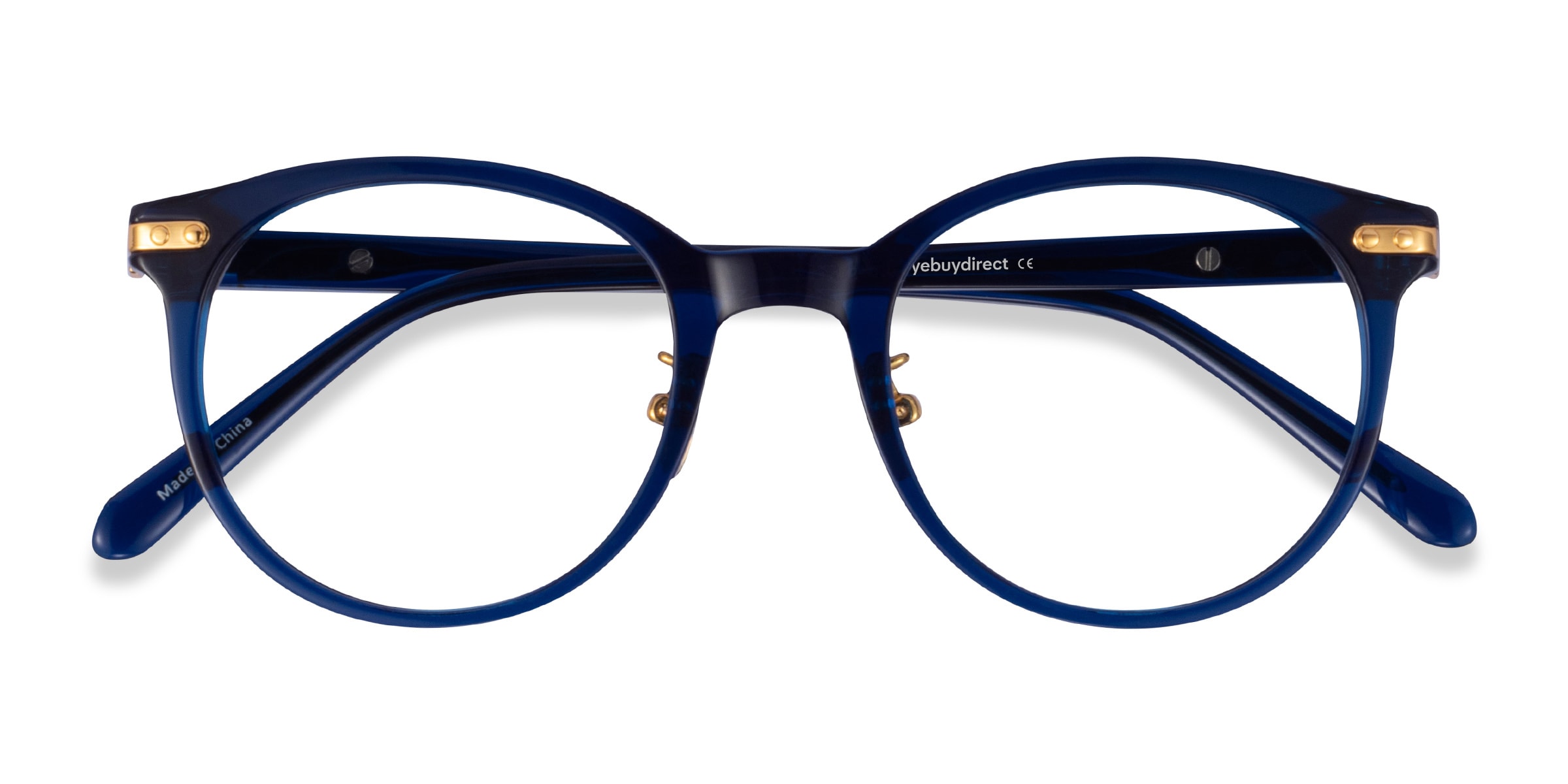 Blue round glasses frames best sale