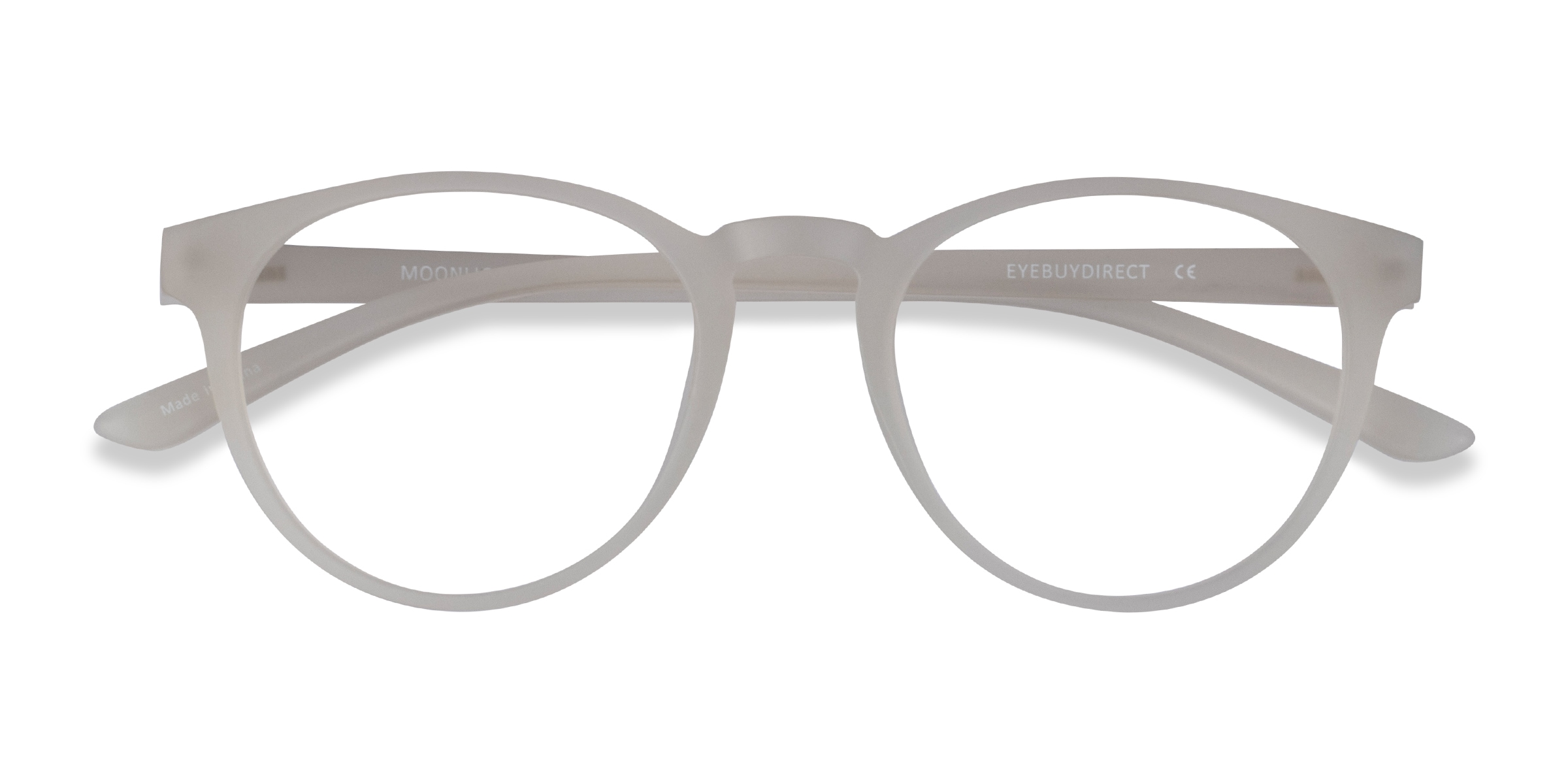 matte clear eyeglasses