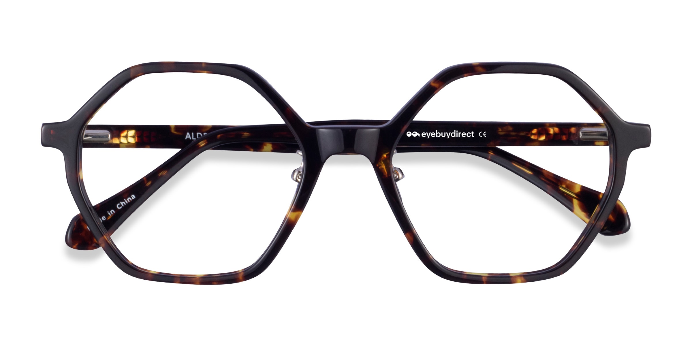 Aldridge Geometric Tortoise Full Rim Eyeglasses | Eyebuydirect Canada