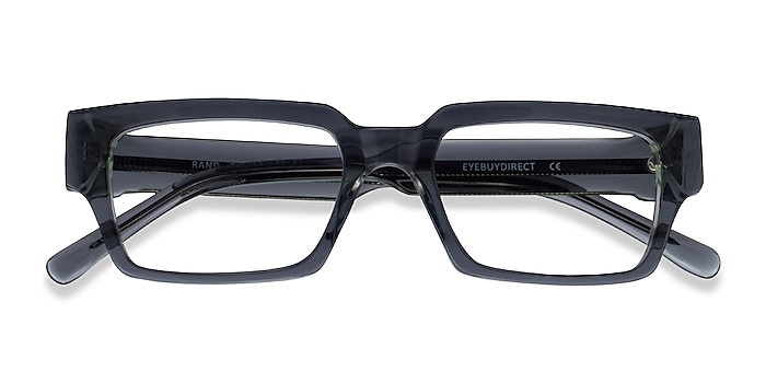 Clear Gray Rand -  Acetate Eyeglasses