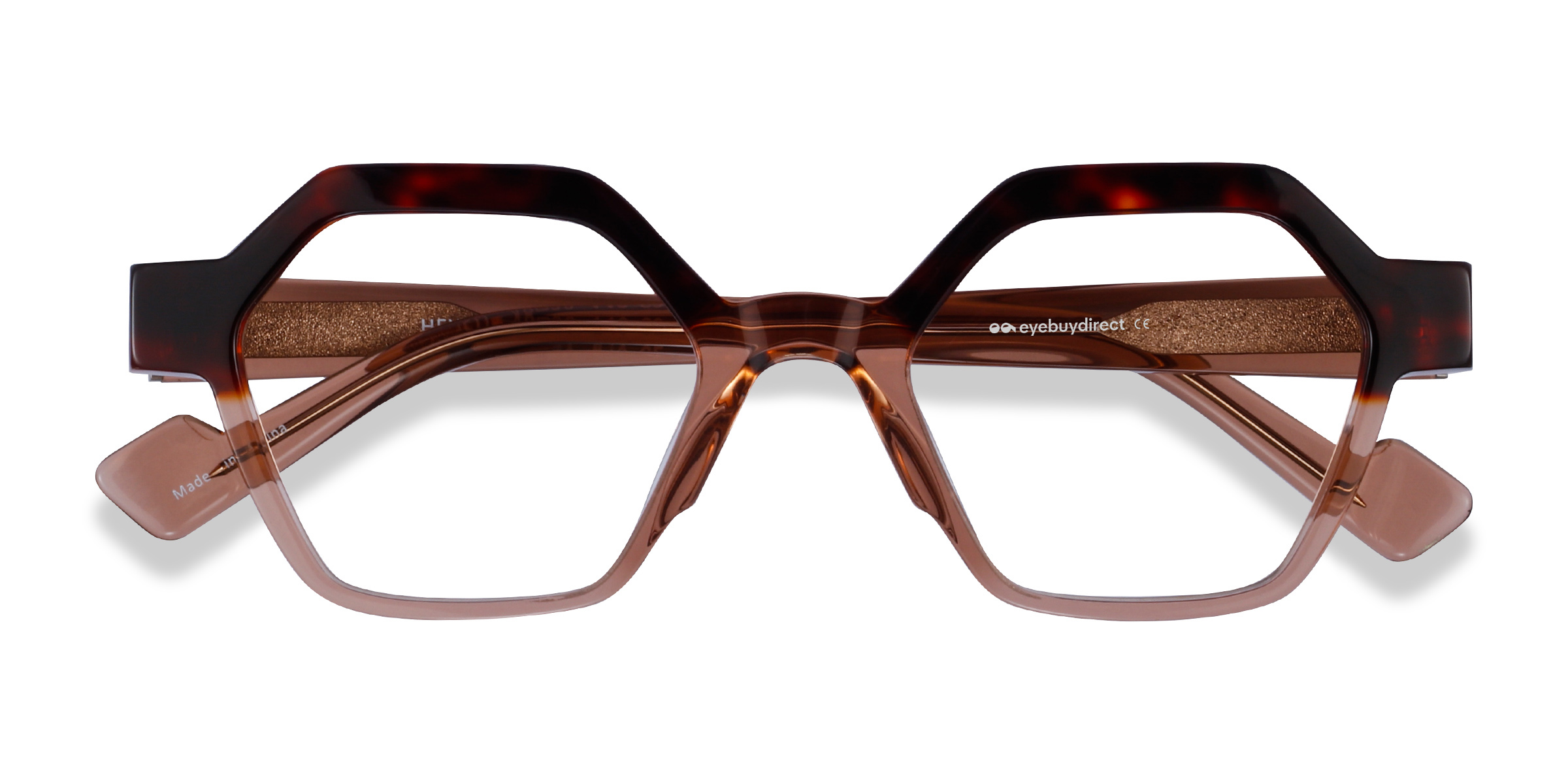 Unisex s geometricAcetate Prescription eyeglasses - Eyebuydirect s Hexed