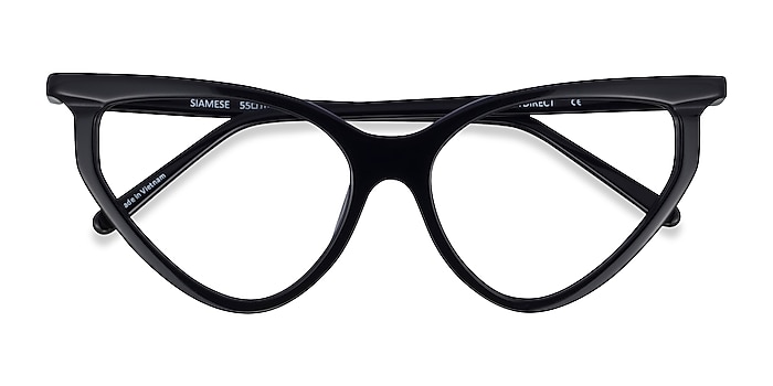 Black Siamese -  Acetate Eyeglasses