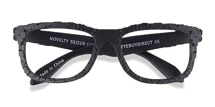 Black Novelty -  Plastic Eyeglasses