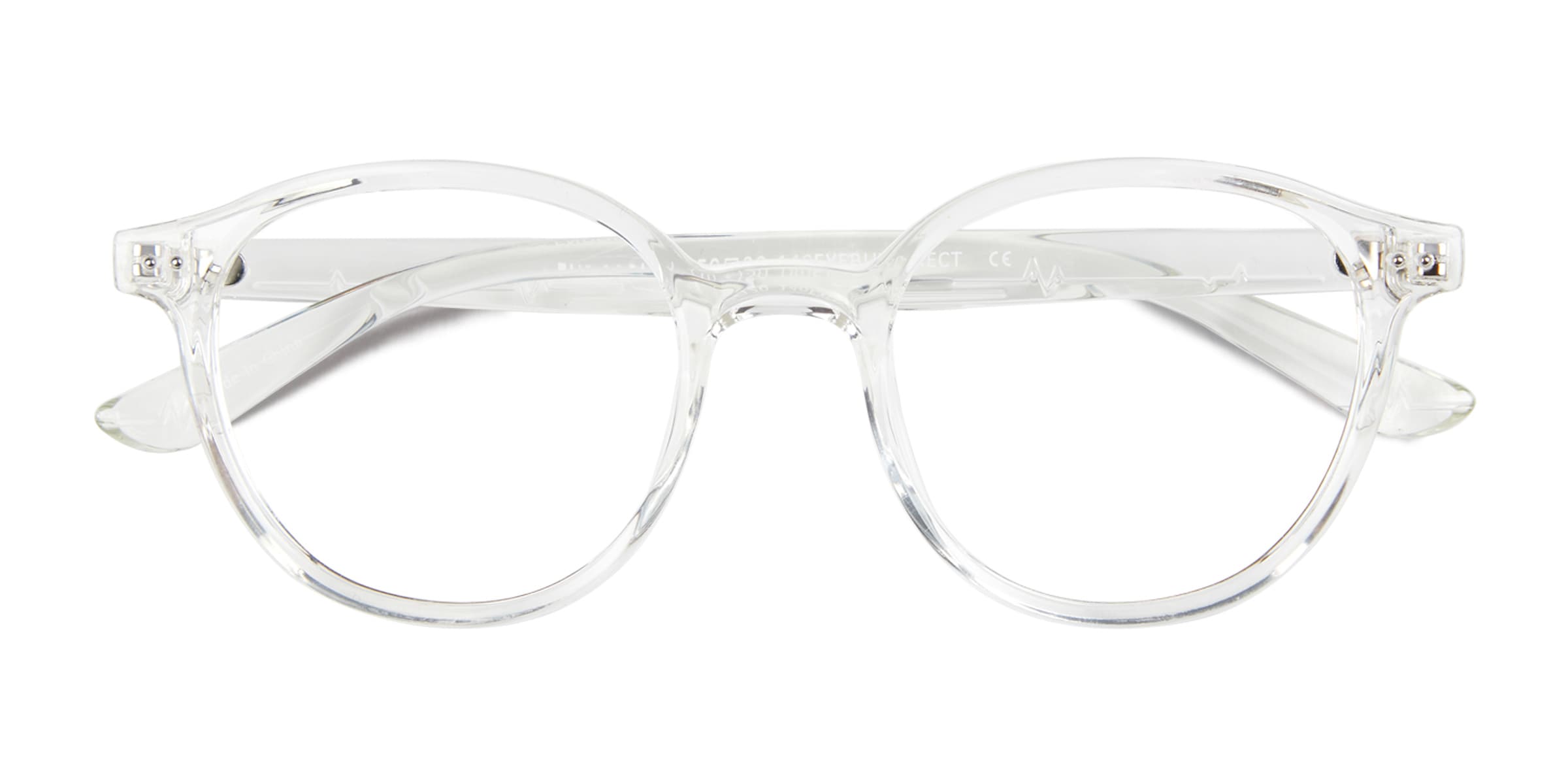 Endorphin Round Clear Full Rim Eyeglasses |