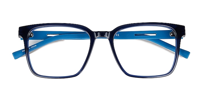 Clear Blue Mod -  Acetate Eyeglasses
