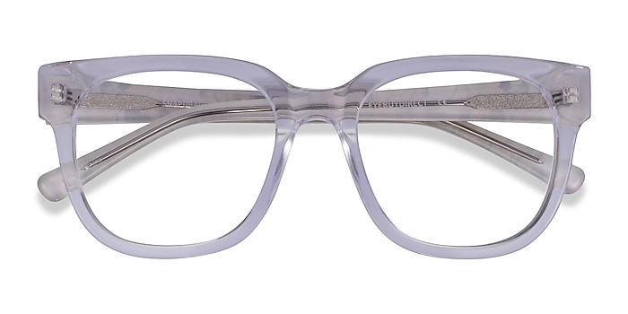 Clear Floral Snapdragon -  Acetate Eyeglasses