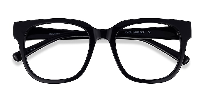 Black Floral Snapdragon -  Acetate Eyeglasses