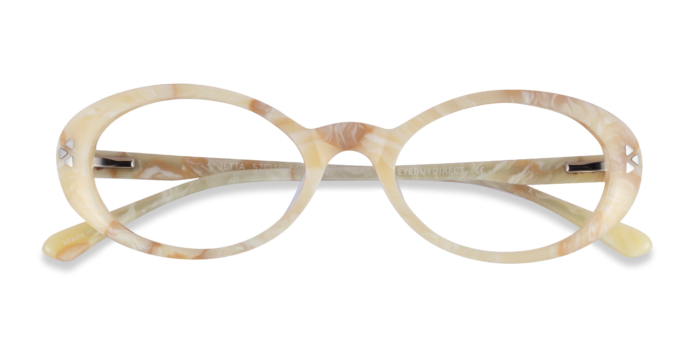 Monture De Lunettes Inface IF8874-424 – Cuivre Bronze Ovale, Neuve Sans étiquette
