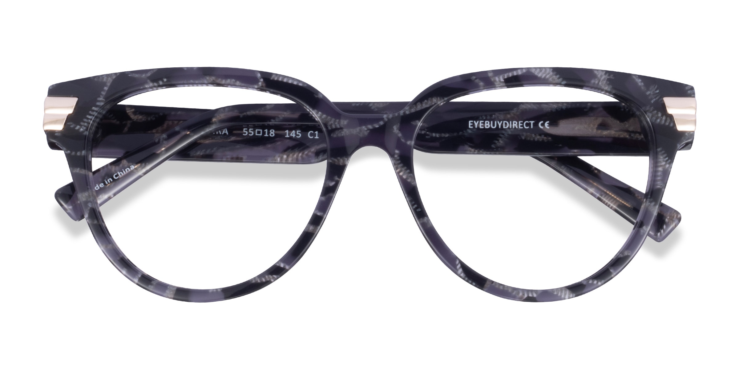 Female s horn Gray Acetate Prescription eyeglasses - Eyebuydirect s Moira 192$