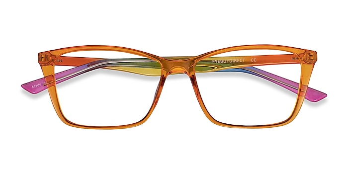 Orange Rainbow Sunbeam -  Plastic Eyeglasses